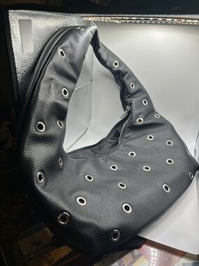 Urban Originals Black Pebbled Leather Travel Crossbody